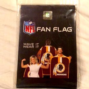 NFL Washington Redskins fan flag